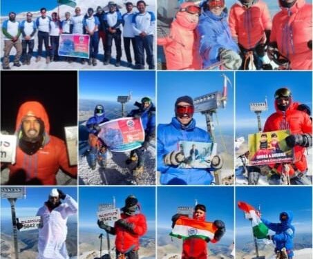 सर्वांत उंच माउंट एलब्रूसवर महाराष्ट्राच्या गिर्यारोहकांनी फडकवला तिरंगा!