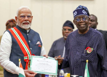 अभिमानास्पद!! पंतप्रधान नरेंद्र मोदी नायजेरियाच्या सर्वोच्च नागरी पुरस्काराने सन्मानित