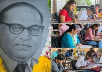 सलग १८ तास अभ्यास करून युवकांनी डॉ. बाबासाहेब आंबेडकरांना केले अभिवादन